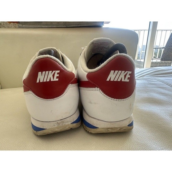 Nike Cortez Forrest Gump '72 OG White Leather Red Blue 882254-164 Mens Size 13 - Picture 7 of 16